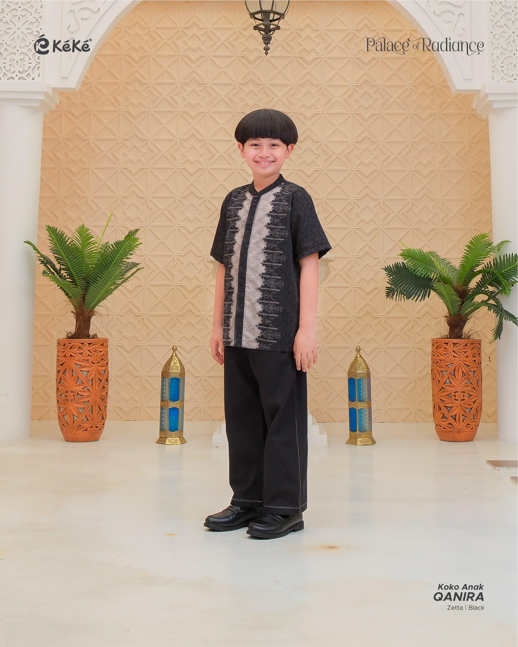 Qanira Series Black Sarimbit Keluarga Lebaran 2026 Gamis Koko Couple Set Satuan by Keke Busana Qanira Series Black Sarimbit Keluarga Lebaran 2026 Gamis Koko Couple Set Satuan by Keke Busana