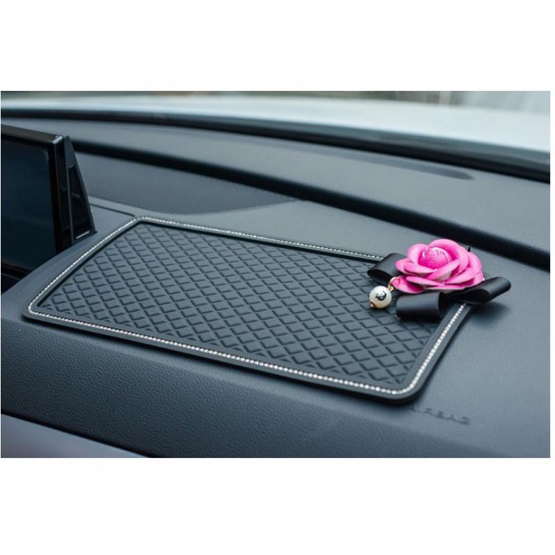 Antiselip Dashboard Mobil DAD Bunga Passion Flower Daisy Premium Import BESAR 29.5 x 15cm 6