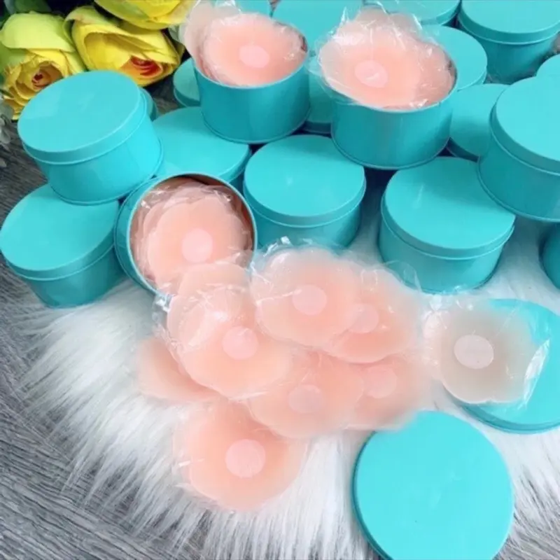 Miếng dán ngực silicon mềm mại cho da, miếng dán đầu ti 0