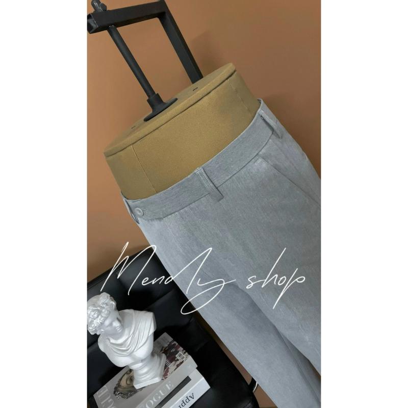 Quần Âu Nam Cashmere chất liệu thoáng mát Menswear Pants tối giản quandai quần 8