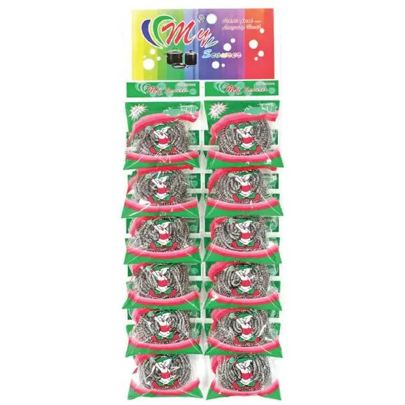 [12pc] SABUT STAINLESS CUCI PIRING / GOSOK PANCI BESI ANTI KARAT / KAWAT CUCI PIRING / STEEL WOOL - 50gr 4