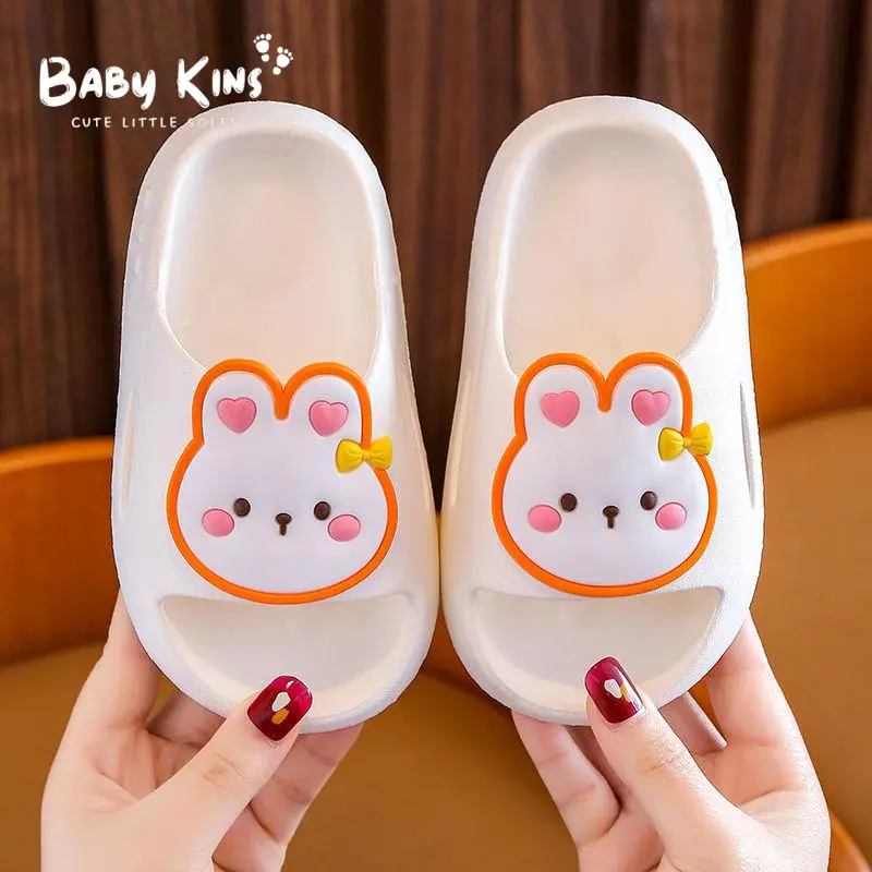 BabyKins Girl Fashion Slippers for kids Girl and Boy Slip On With Cartoon Design