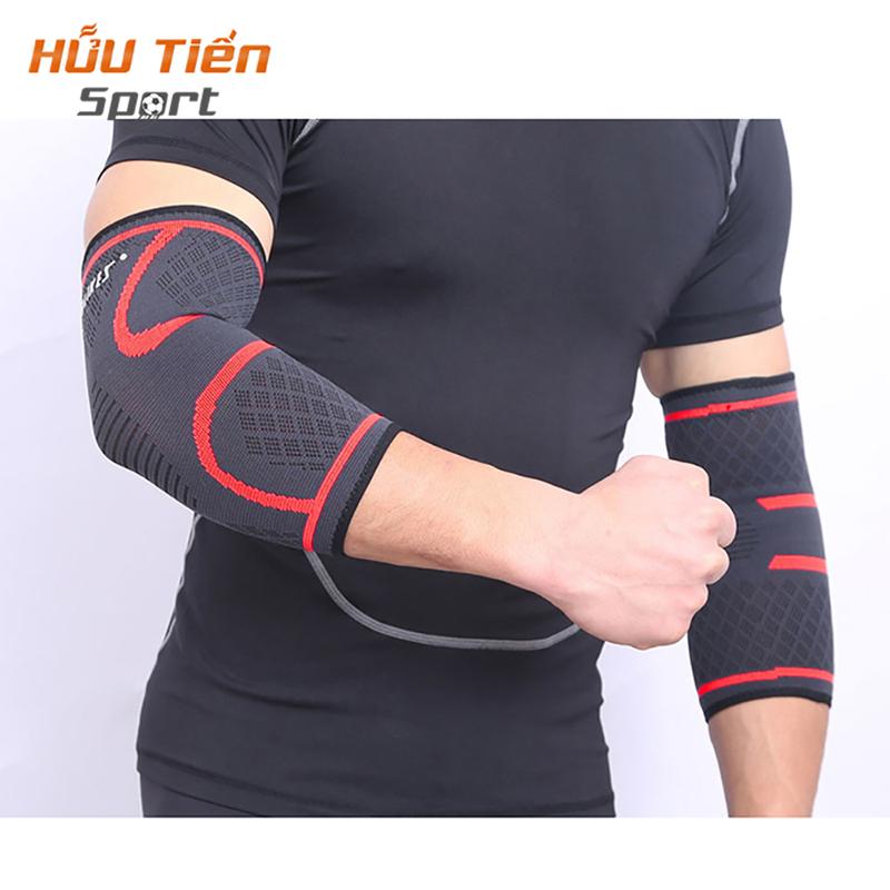 Băng Khuỷu Tay, Bó Bảo Vệ Khủy Tay Cùi Chỏ Aolikes AL7547 Tập Gym Chơi Thể Thao Đá Bóng Cầu Lông Bóng Chuyền Sport Tập Thể Dục 4