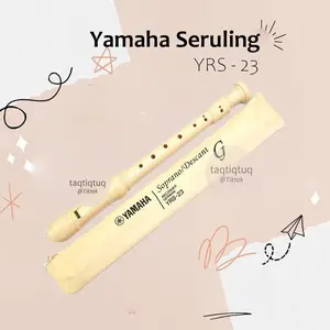 Yamaha Suling Yamaha Seri YRS 23 + GRATIS SARUNG Seruling Yamaha YRS - 23 Suling YRS23 Gratis Pouch Alat Musik Tiup Perlengkapan Sekolah Suling Anak Sekolah