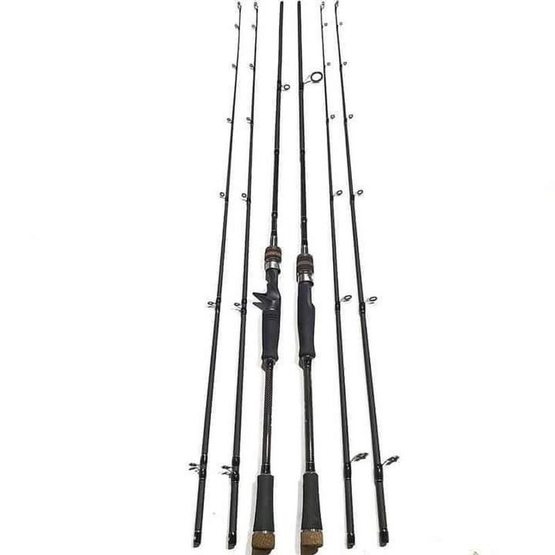 Cần Câu Máy Chuyên Câu Lure Cần Hunting Black 2 Ngọn Siêu Bạo Lực Cao Cấp CC-51