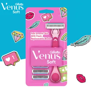 Gillette Venus Simply Hybrid 4up Razor + Refill - Alat Pencukur