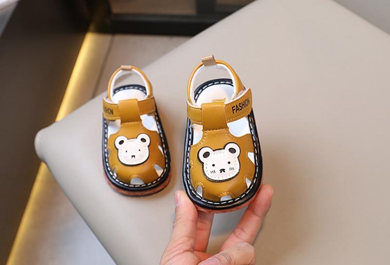 Product Introduction of Call shoelace ring soft soled baby toddler shoes Boys baby shoes girls baotou baby sandals 8