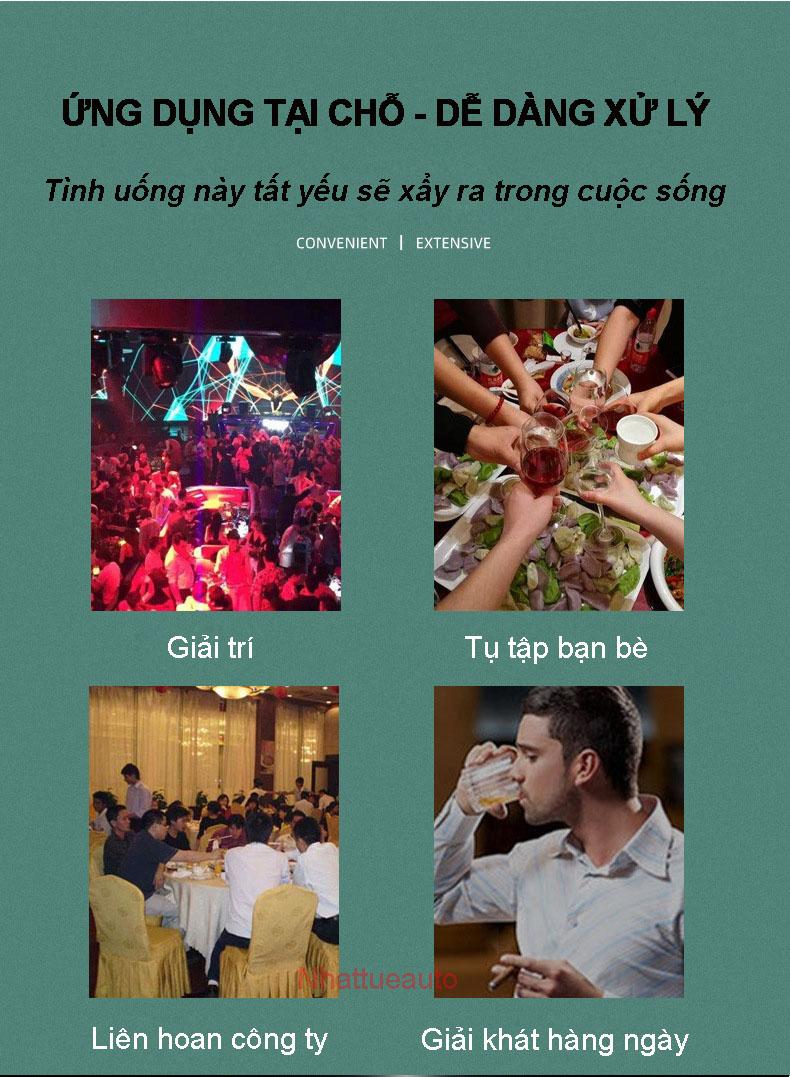 Product Introduction of [Tặng kèm 10 đầu thổi] Máy đo nồng độ cồn trong hơi thở màn hình LED chống lóa, cho kết quả chính xác trong vài giây 3