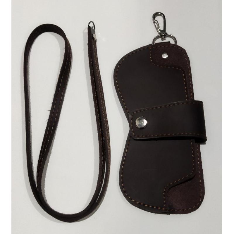 Tempat Kacamata Wanita bisa di Buat Kalung plus tali Motif Polos Perempuan kcp Pengait Besi tempat kacamata gantung pouch kacamata Glasses 3