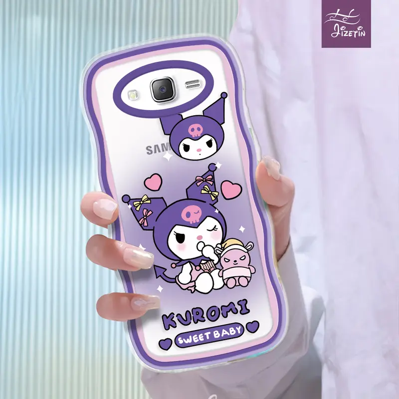 Melodi Tie-Dye casing hp bentuk aneh untuk Samsung Galaxy J7/Core/Prime J5 Pro J3 J2 Pro/Prime soft case lucu cewek kece handphone ponsel plastic(c2x-2202) 3