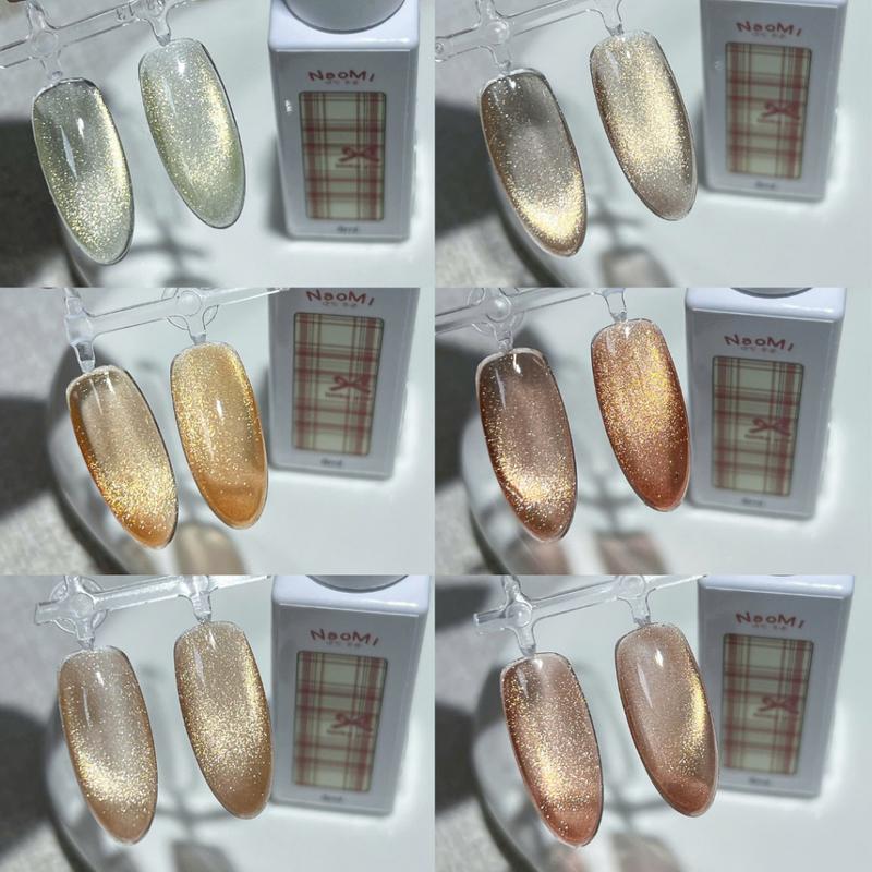 Sơn gel mắt mèo ánh vàng NAOMI 8ml