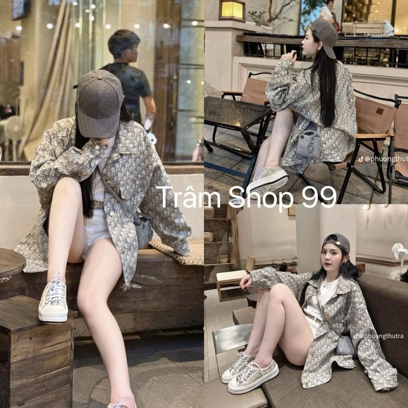 Áo Khoác Jean Thêu Chữ Gơn Phố Boy Phố