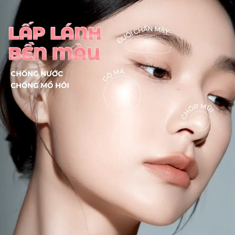 Thỏi Hightlight Dạng Thạch SACE LADY Nước Rạng Rỡ Lâu Trôi Phát Sáng Kết Cấu Thạch độc đáo Rosslyn 3