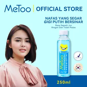Obat Kumur Probiotik / Nafas segar / Pemutih gigi Kuning / Karang Gigi / Anti Kuman Dan Penghilang Bau Mulut Permanen Ampuh BPOM HALAL Plak Ampuh Original [ MeToo Mouthwash ] Fresh Mint 100ml Dan 250ml Gusi Membersihkan Perawatan