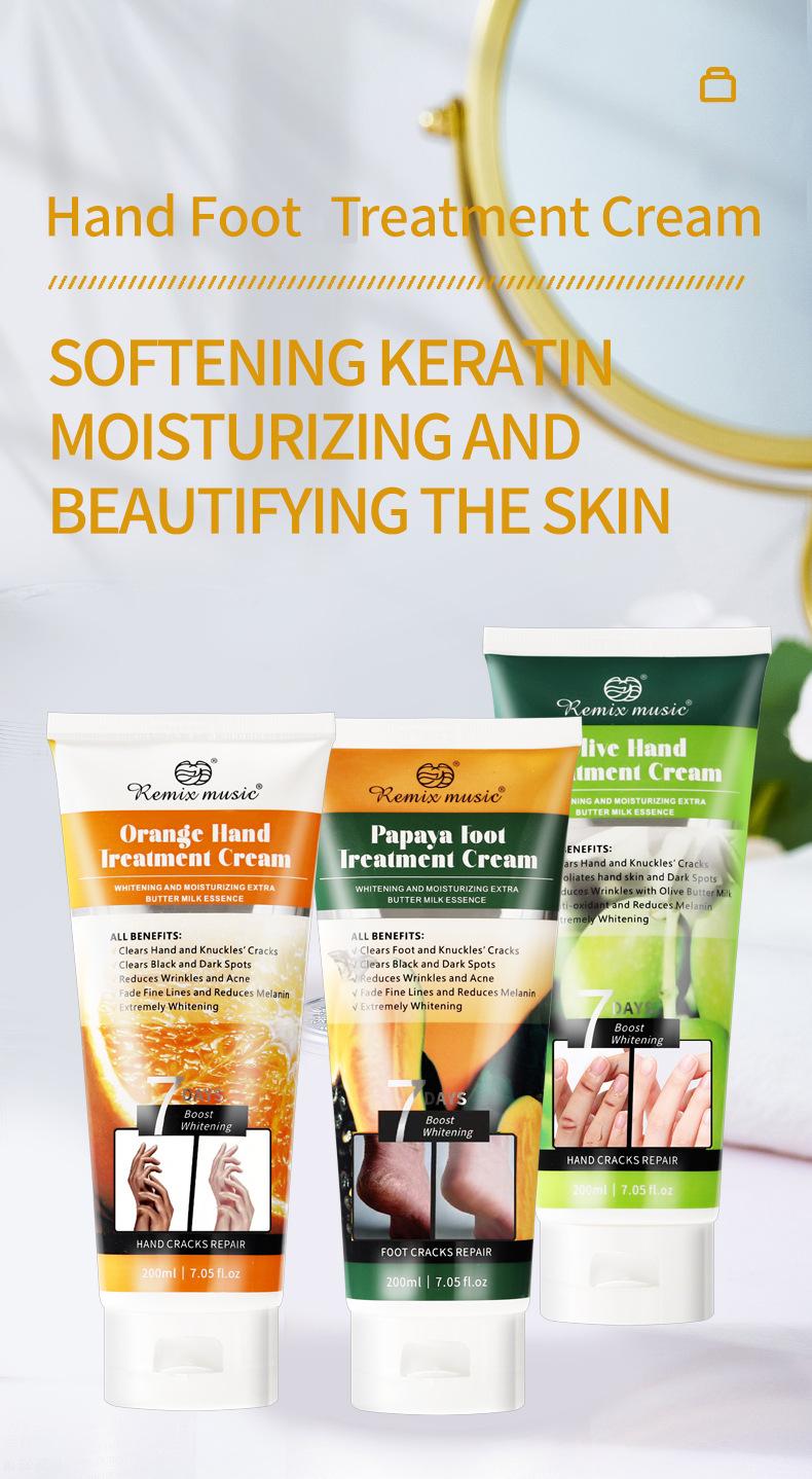 Product Introduction of Hand Cream Foot Cream Exfoliating Brightening Repair Cosmetics 0