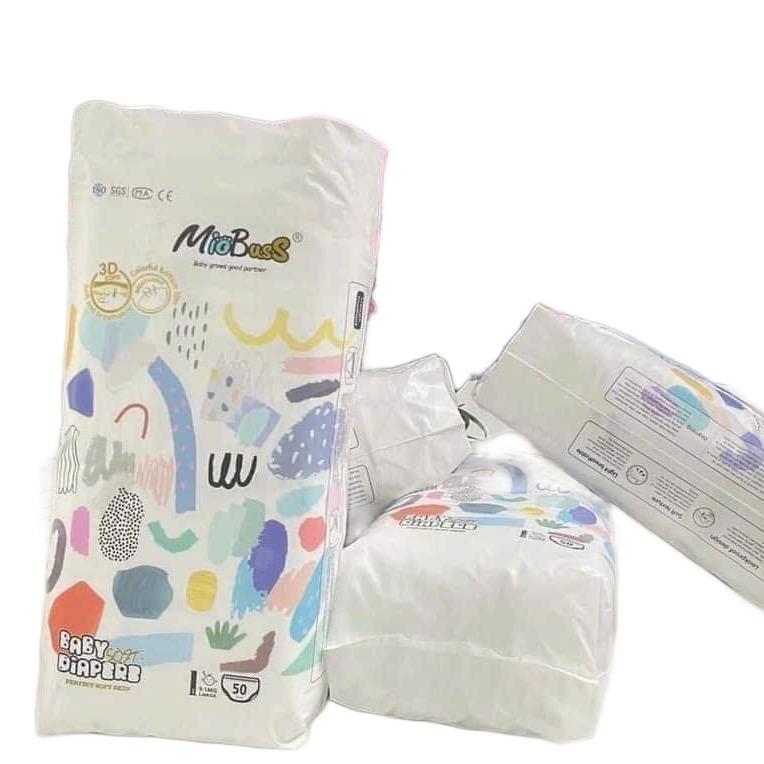 Combo 100mieng Bỉm/tã quần Miobuss cao cấp hàng xuất Anh, chất lượng cao, size M đến 4XL, chống hăm toàn diện, mềm mại như bàn tay mẹ - Cho Bé