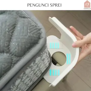 DF PENJEPIT SPREI ANTI GESER BedLock 4Pcs | Zlumber Lock Indonesia | Sprei Anti Geser Anti Lepas