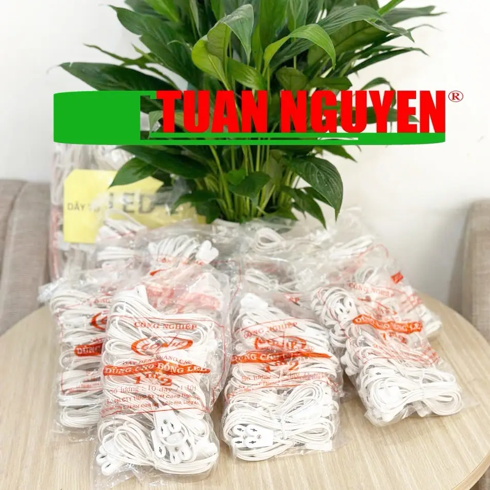 Combo 10 Sợi ] DÂY ĐẦU ĐÈN QUẢNG CÁO HẮT TỦ ( DÂY TỦ ) 1m2