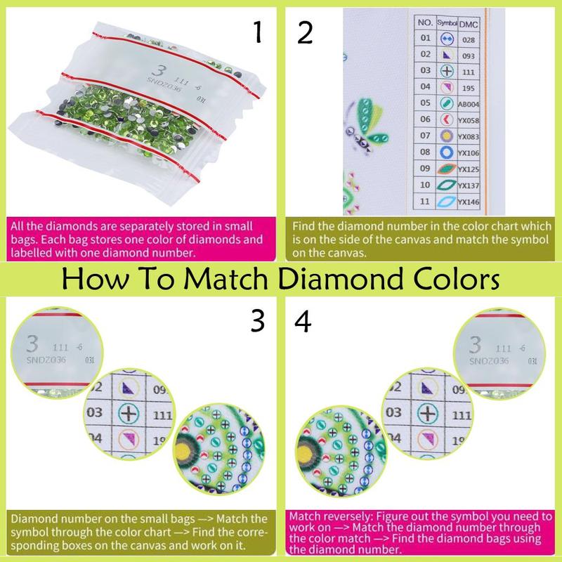 Product Introduction of Round Mandala Flower Pattern DIY Diamond Arts Colorful Painting Coaster, 10pcs DIY Craft Supplies for Home Decoration 18