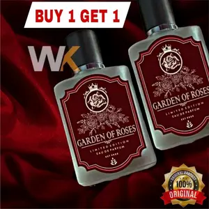 BUY 1 GET 1 Parfum Aura Gardent Of roses Edp 35 ML Laki-laki Perfume Wanita