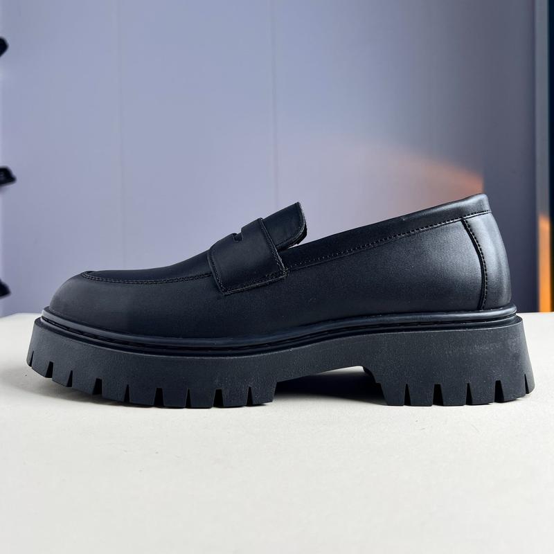 (Lùi 1 Size) Dustino Giày Chunky Loafer Nam Đế 5cm Khâu Chắc Chắn, Giày Lười Đế Cao Nam 3