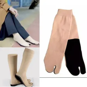 Kaos Kaki Jempol Muslimah Telapak Hitam Panjang Kaos Kaki Jempol Muslimah Telapak Hitam Panjang