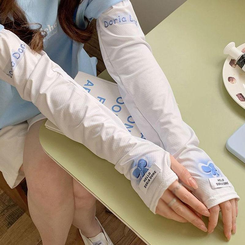Product Introduction of Băng tay hình bướm tay áo chống nắng găng tay lái xe dài bảo vệ cánh tay ngoài trời thích hợp cho mùa hè 22