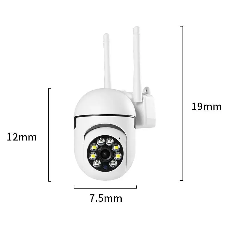 Beli 1 Get 1-V380 Pro Kamera  Wifi CCTV IP Full HD 1080P Waterproof Tanpa Kabel dengan Pelacakan Manusia & Wireless 7