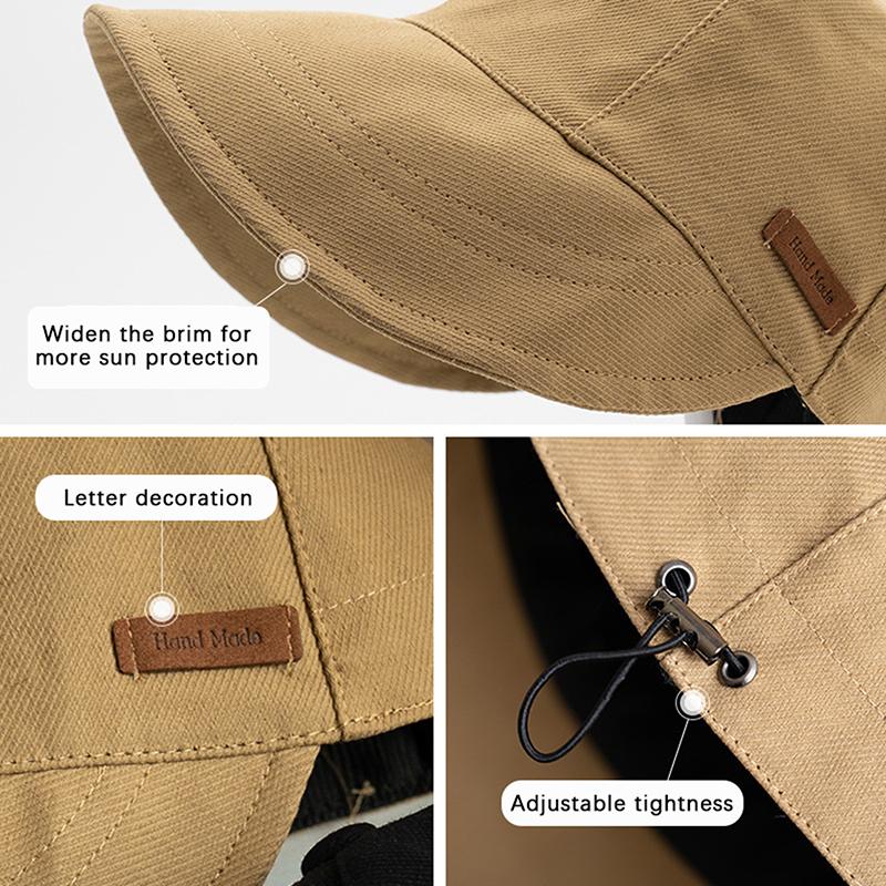 Multi-Functional UV Protection Hat Adjustable Fisherman Cap Sun Visors Hat Portable Foldable Wide Brim Sun Protection Hats 4