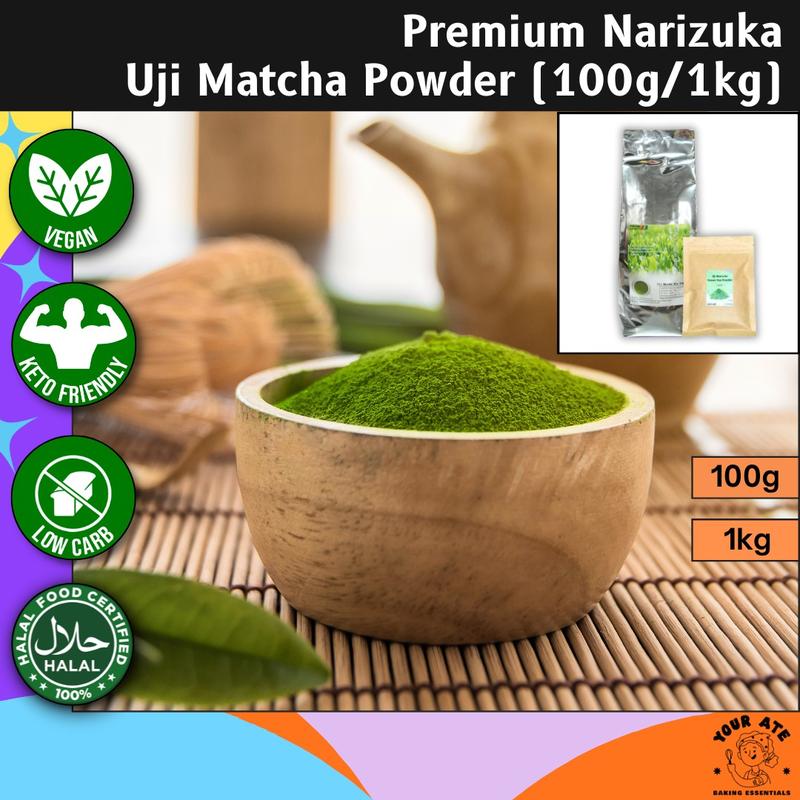 Premium Narizuka Uji Matcha Powder/Green Tea Powder (100/1kg - TikTok ...