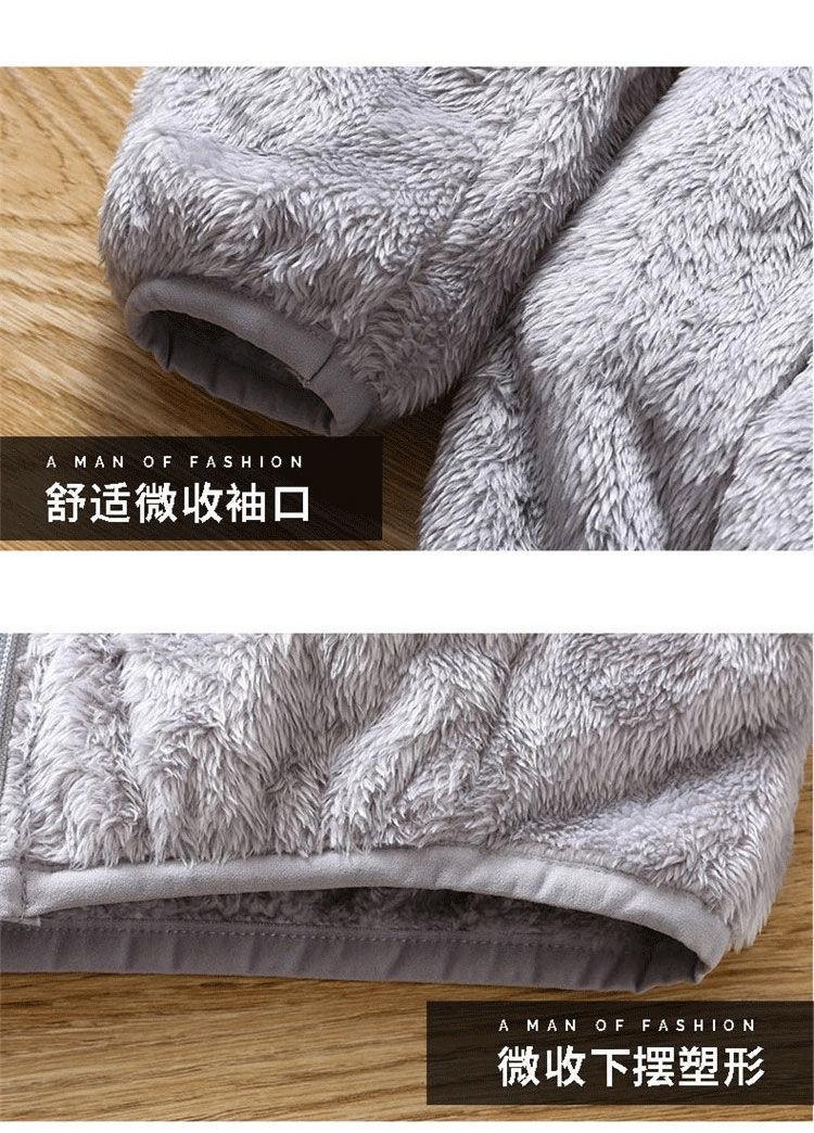 Product Introduction of Áo Khoác Lông Cừu Cực, Dành Cho Nam Giới, Mùa Thu Và Mùa Đông, Hàng Mới Về 2022, Cổ Chân Đế, Lông Cừu Hai Mặt, Áo Khoác Co Giãn Giữ Nhiệt, Dành Cho Nam Giới 13
