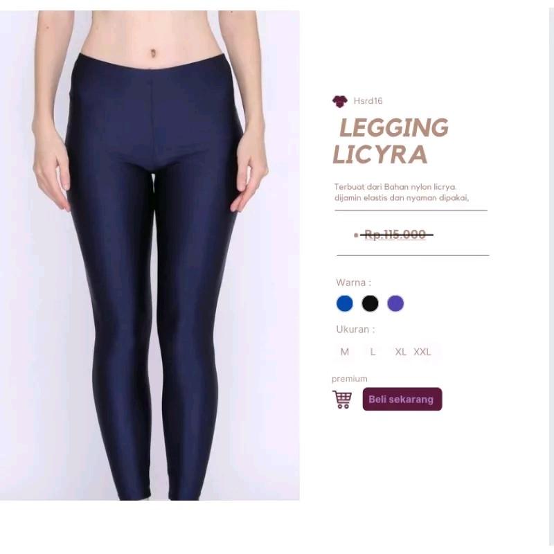 LICYRA LEGGING RENANG GYM FITNES YOGA HIGH WAIST PANJANG 1