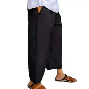 Harga 2pcs celana muslim cingkrang bahan parasut cocok untuk ibadah bertani berkebun Sirwal Pangsi