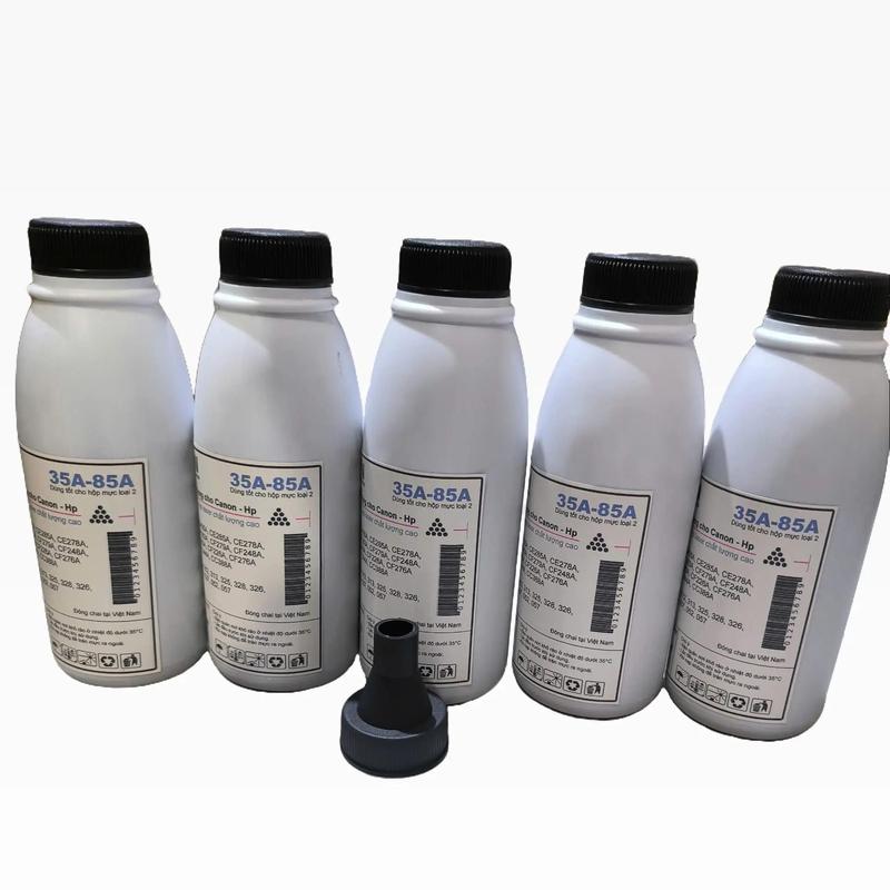 Combo 5 chai Mực Nạp máy in 6030, 1102 (Mực nạp 35A) cho máy in P1102, P1006, M12A, M15A, M28A 80g + 1 Phễu