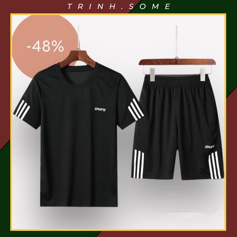 Bộ Đồ, Set Quần Áo thể Thao Nam Nữ, Không Bai Nhão, Bền, Sport Tập Gym Tập Thể Dục Thun Mát Mẻ, Co Dãn, Chạy Bộ, Cầu Lông, Gym, Bóng Đá. Mã: 3S