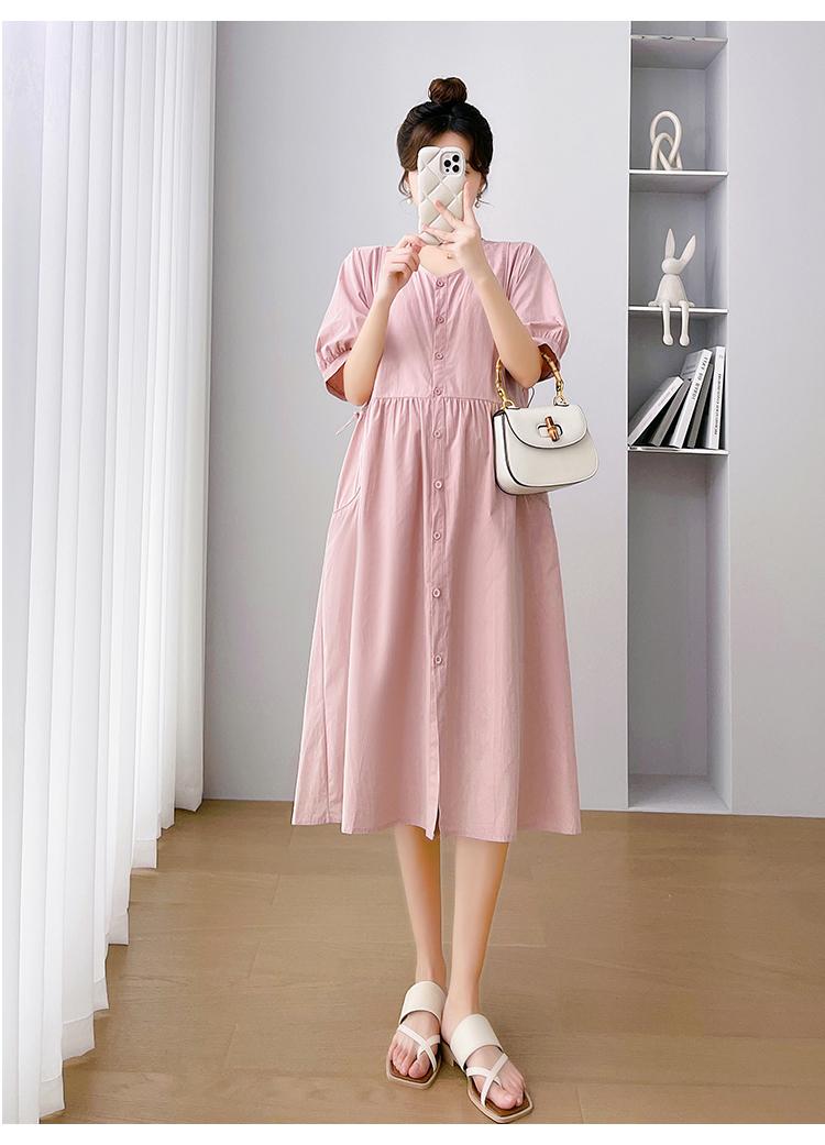 Product Introduction of E69041# Pregnant Women Dress Korean Fashion Womens Dresses Stylish Summer Slim New Arrival Casual Dress Dress Pregnant 11