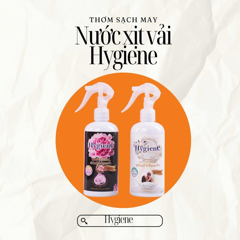 Combo chai Nước xịt vải khô Hygiene 300ml, xịt thơm quần áo Hygiene 300ml #xịtthom #xịtquầnáo #hygiene #xịtkhô