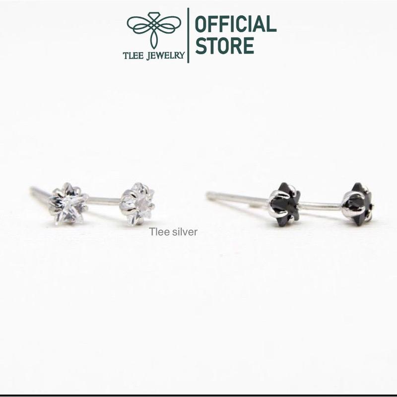 Product Introduction of Khuyên tai bạc nữ TLEE sao đá sang trọng TLEE JEWELRY B0299 1