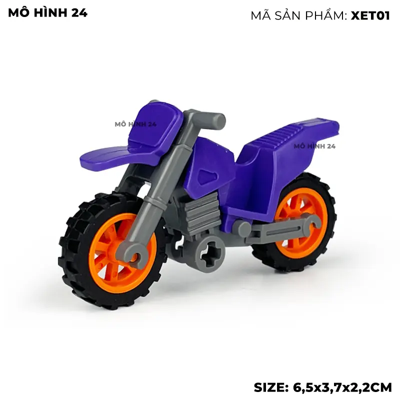Mô hình đồ chơi xe máy minifigures minifigure xe24 cho nhân vật mini lắp ráp đồ chơi trí tuệ khối xây dựng SWAT quân sự 2