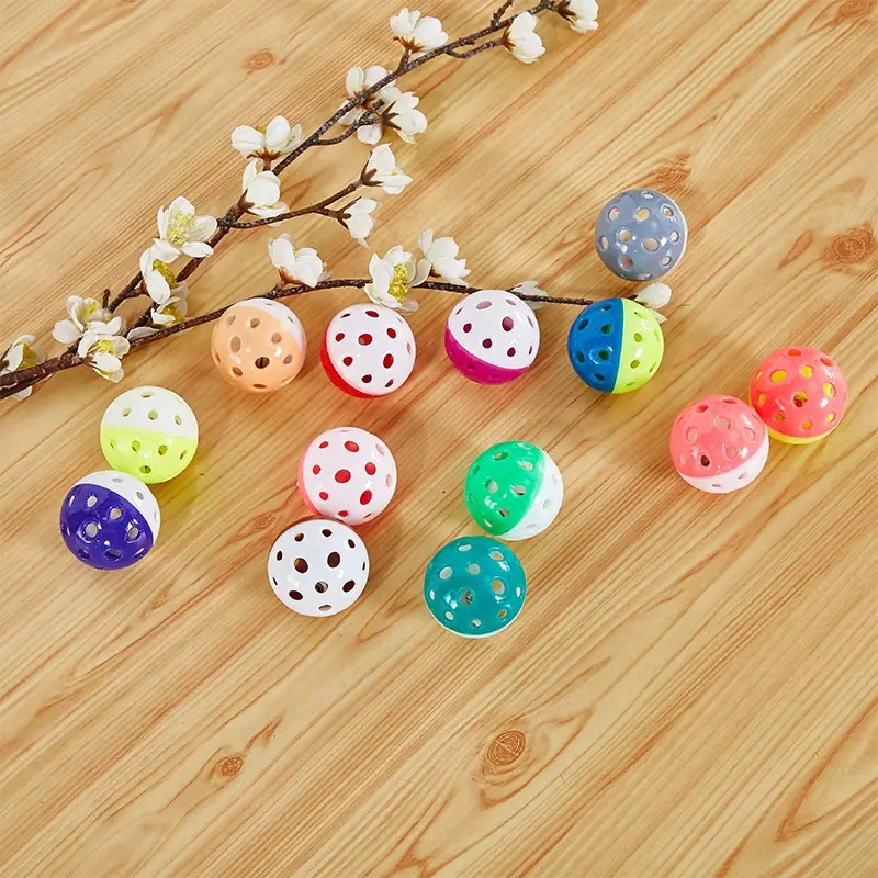 Đồ chơi cho chó mèo : Bóng nhựa lục lạc 2