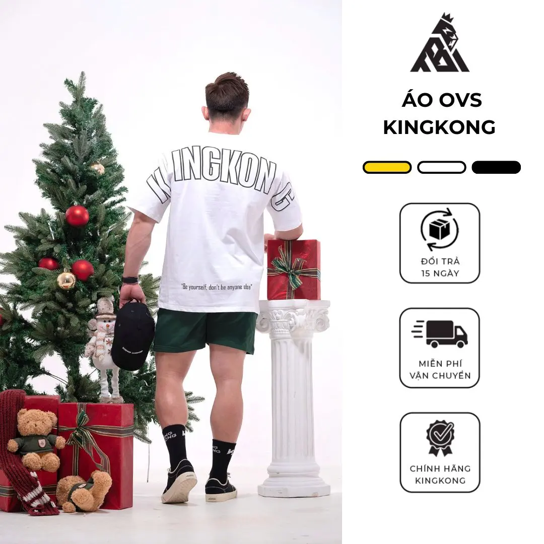 [Mới T5] Áo Thun Basic Unisex Nam Nữ Oversize Be Yourself – Local Brand TB KINGKONG SPORT WEAR