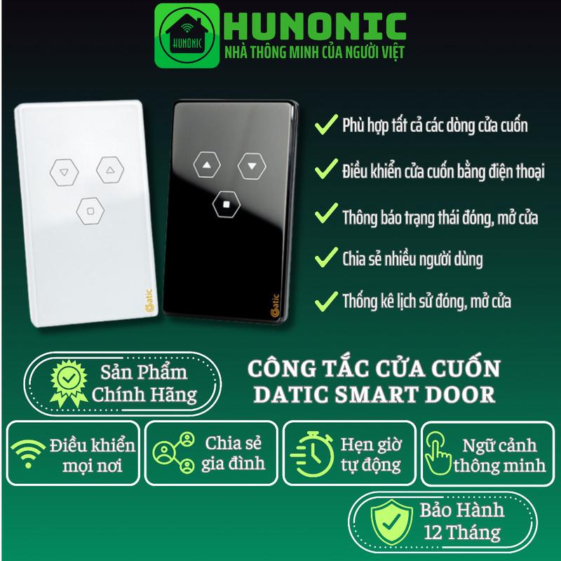 Tặng đế nổi Sino - Công Tắc Cửa Cuốn Datic Smart Door- Điều Khiển Từ Xa Bằng Điện Thoại với cả Wifi và Bluetooth - Chính hãng BH 12 tháng 1 đổi 1 Bảo hành của nhà sản xuất congtac  camung cuac  uon