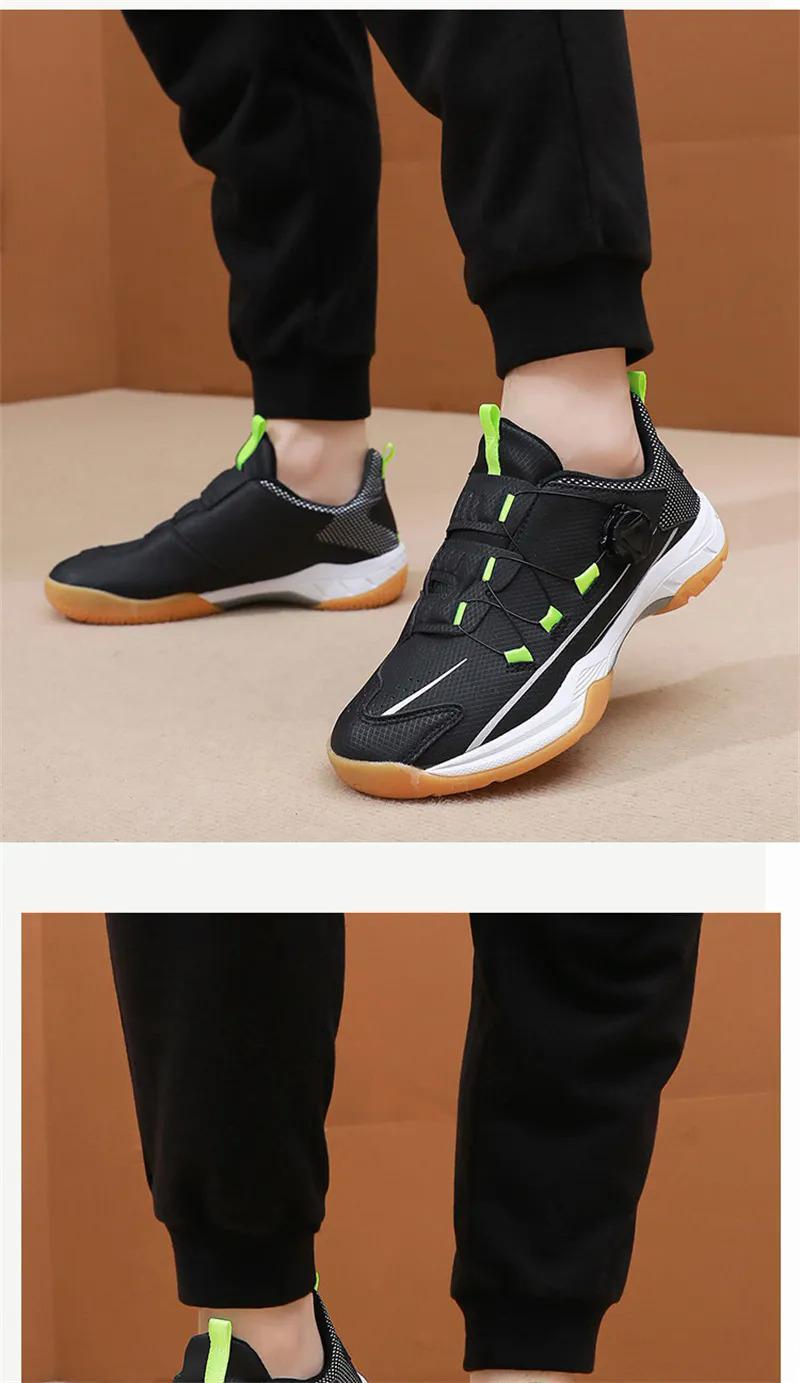 Product Introduction of 2023 New badminton shoes for men sport running shoes men's fashion casual sneakers hard-wearing anti-slippery shoes White Tiger badminton shoes size 35-46 34