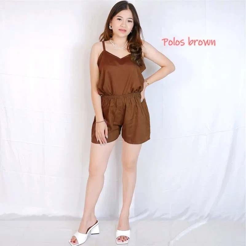 one set tanktop pendek/ setelan baju tidur piyama rayon bali Atasan Celana 5