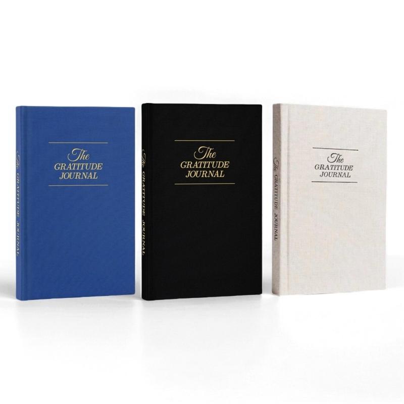 Product Introduction of Gratitude Journal, 3 Counts/set Simple Undated Hardcover Daily Guide Planner, Effective Gratitude Journal for Women & Men 6