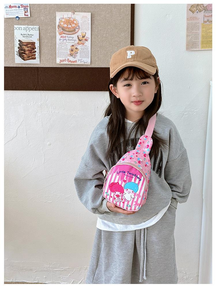 Product Introduction of Children's bag Fashion breast bag 2025 new Korean summer girl purse single shoulder boy crossbody bag casual 9