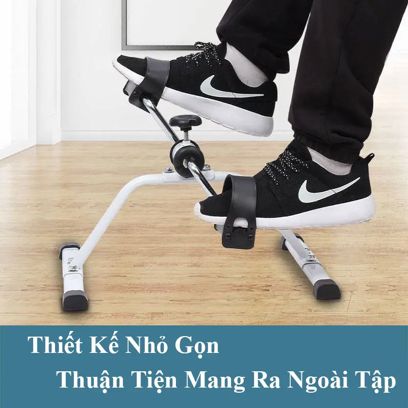Xe Đạp Tập Tay Chân Mini, Dụng Cụ Tập Tay Chân Tiện Lợi( Cơ Trắng) 4
