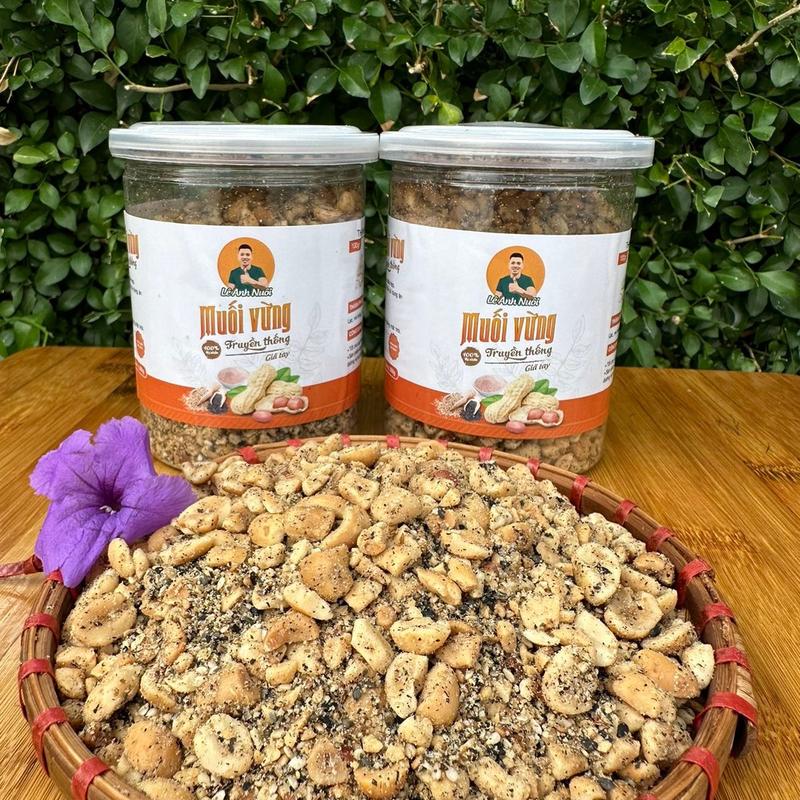 Muối vừng truyền thống giã tay Lê Anh Nuôi hũ 300g