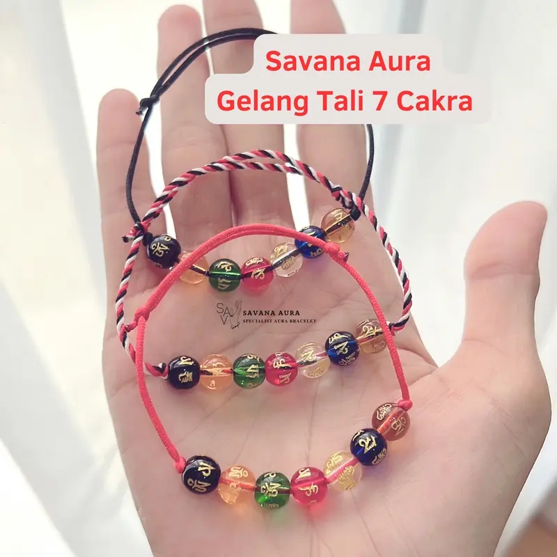 Savana Aura Gelang Tali 7 Cakra Bonus Free Kura Hoki Sukses 0