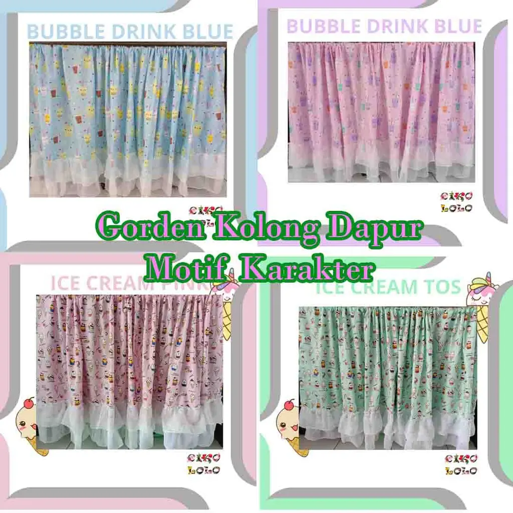 GORDEN KOLONG DAPUR MOTIF KARAKTER